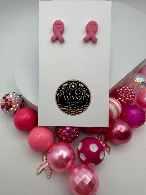 Ribbon of Hope Studs